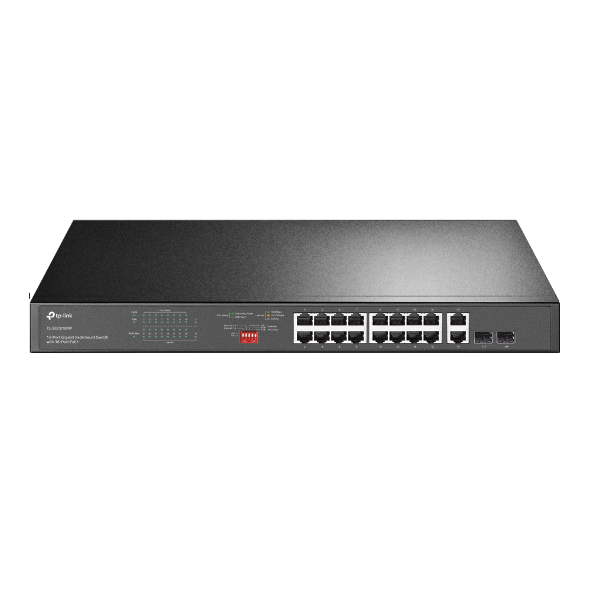 18-Port Gigabit Rackmount Switch with 16 PoE+ 1