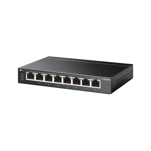 8-Port Gigabit Easy Managed Switch with 8-Port PoE+ 3