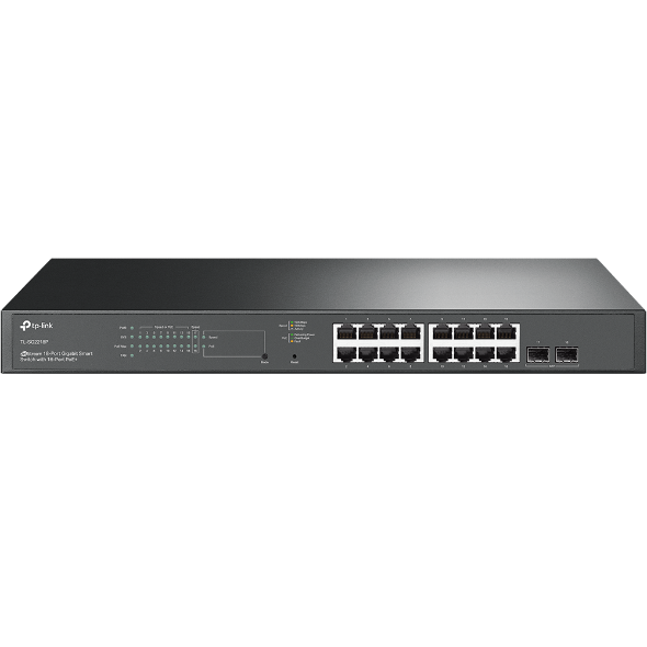 TL-SG2218P, JetStream 18-Port Gigabit Smart Switch with 16-Port PoE+