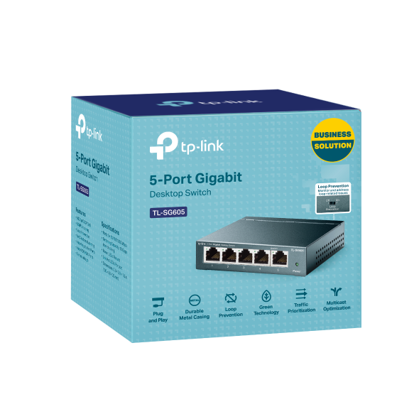 5ポート ギガビット デスクトップスイッチ 6