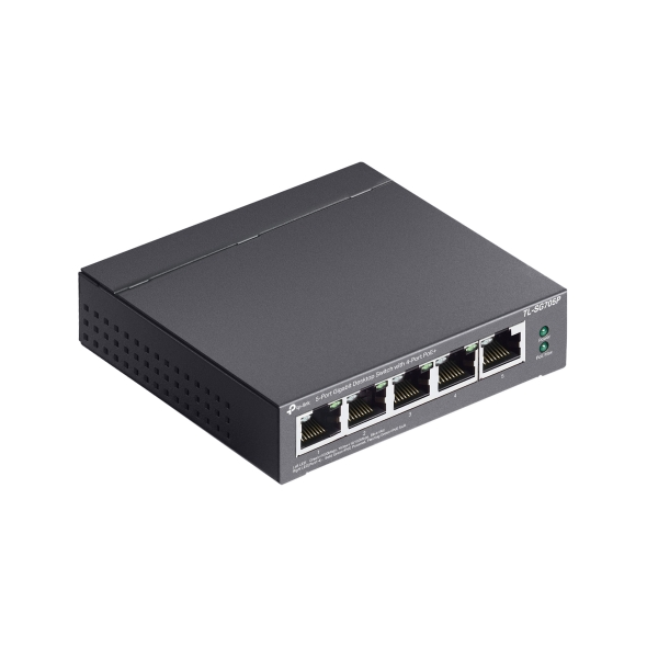 5-Port Gigabit Desktop Switch with 4-Port PoE+ 4