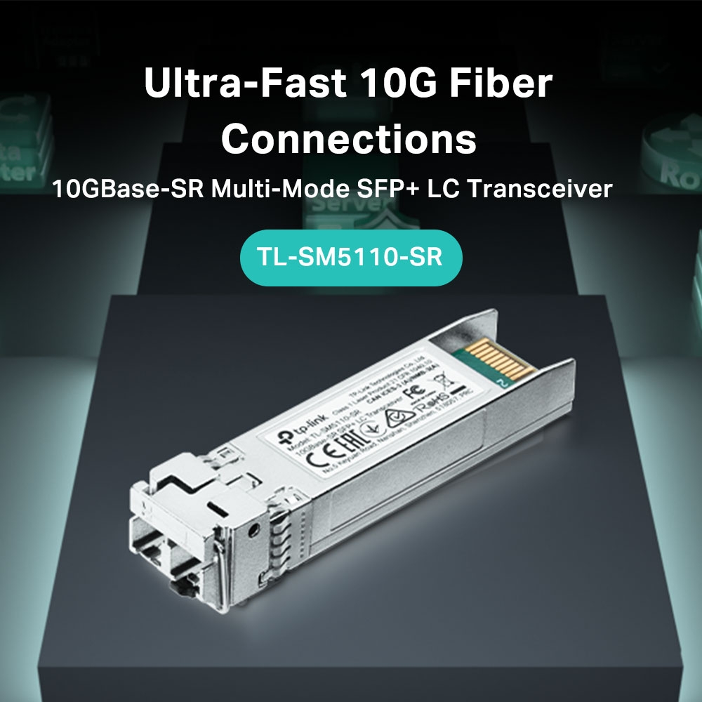 TP-LINK - Tl-sm5110-lr Modulo Del Ricetrasmettitore Di Rete Fibra Ottica 10000 Mbit / s Sfp