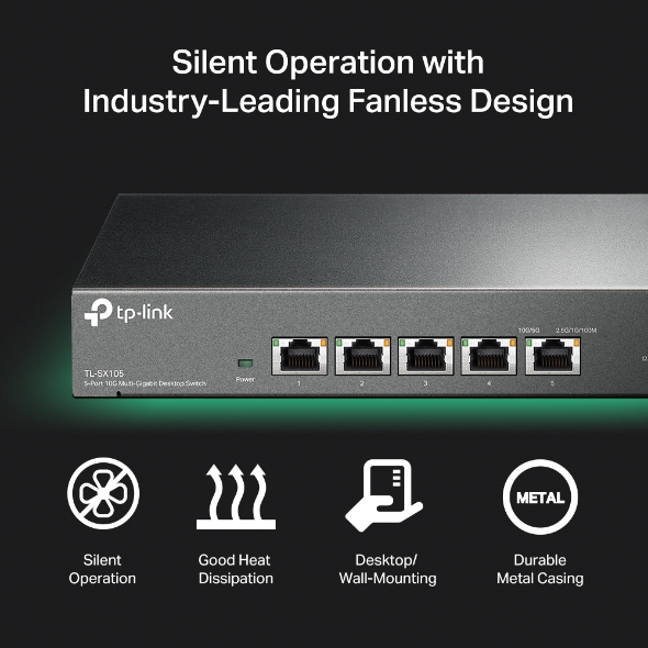 5-Port 10G Desktop Switch 7