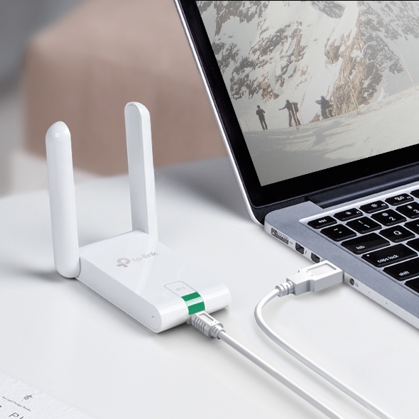 Adaptador Wi-Fi 4 N300 de Alta Ganancia 5