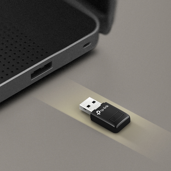 Mini Adaptador Wi-Fi 4 N300 USB para PC 4