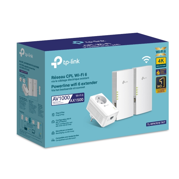 AV1000 Powerline AX1500 Wi-Fi 6 3-pack Kit 10