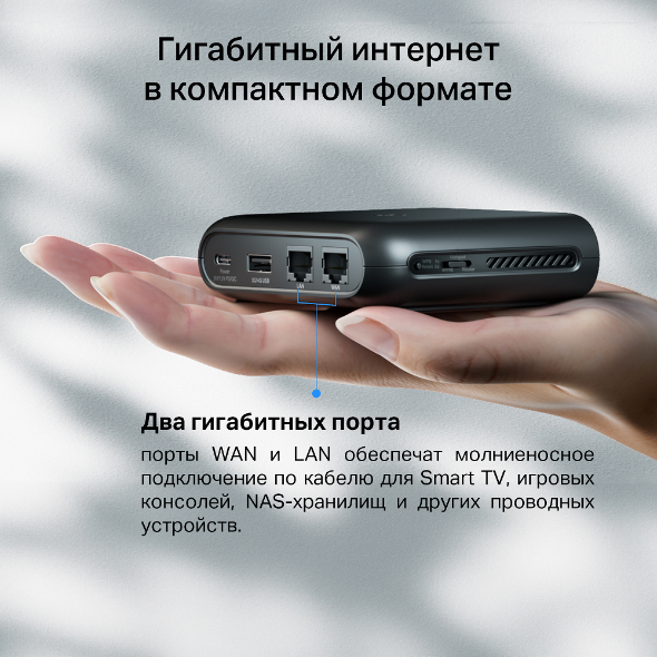 AX1500 Портативный роутер Wi‑Fi 6
