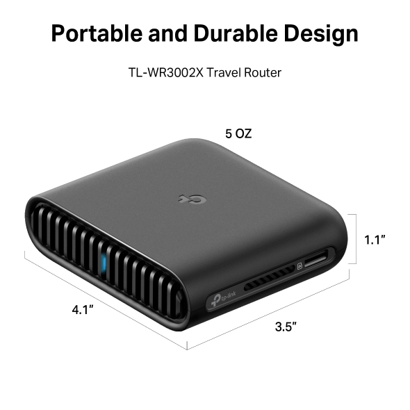 AX3000 Gigabit Wi-Fi 6 Portable Travel Router 7
