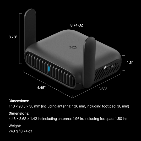 BE3600 Wi-Fi 7 Reise-Router 11