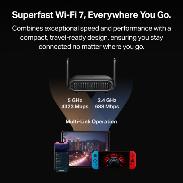 TL-WR5002BE | Roam 7 Wi-Fi 7 Reiserouter | TP-Link  6