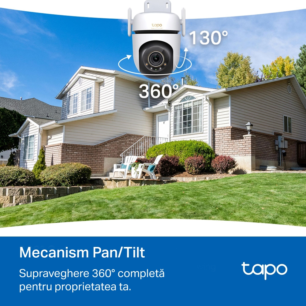 Outdoor Pan/Tilt Security Wi-Fi Camera 6