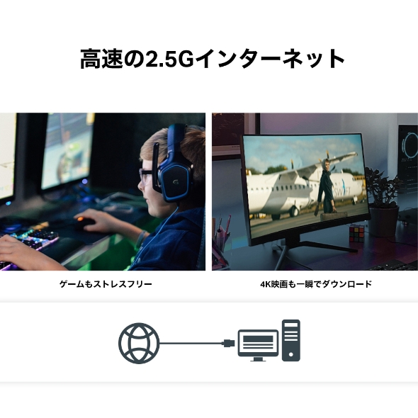 2.5ギガビット PCIeネットワークアダプター 4