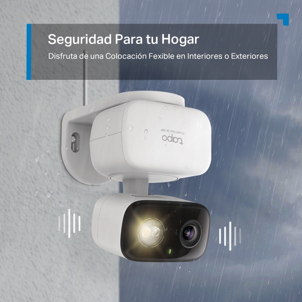 Cámara de Vigilancia Wi-Fi de 360º con Detección IA y Resistencia IP65 5