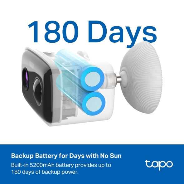 Tapo Solar-Powered Security Camera Kit 4