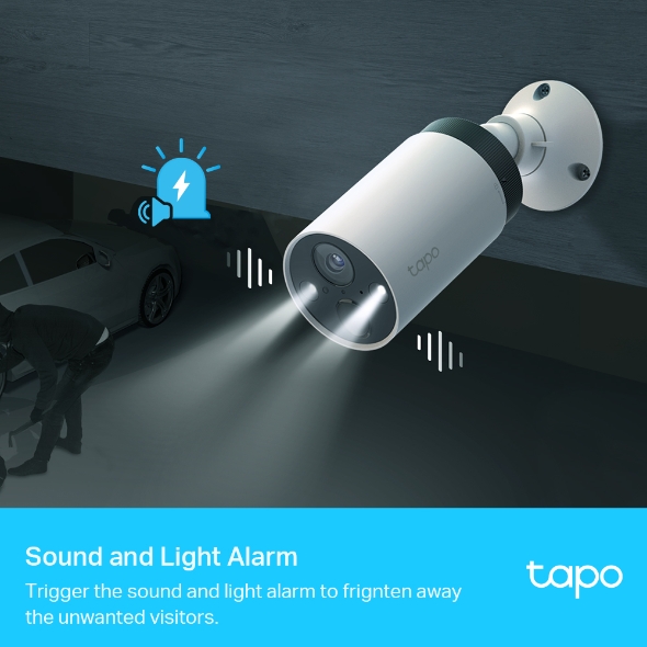 Tapo C420S2, Smart Wire-Free Security Camera System, 2-Camera System