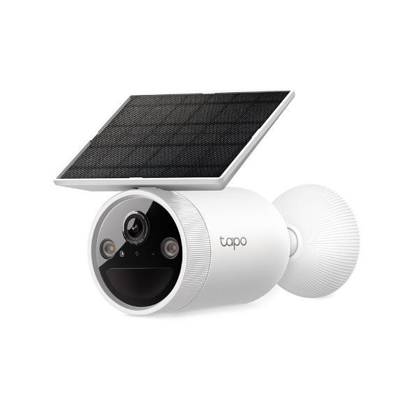 Battery-Powered Security Camera with Built-In Solar Panel 1