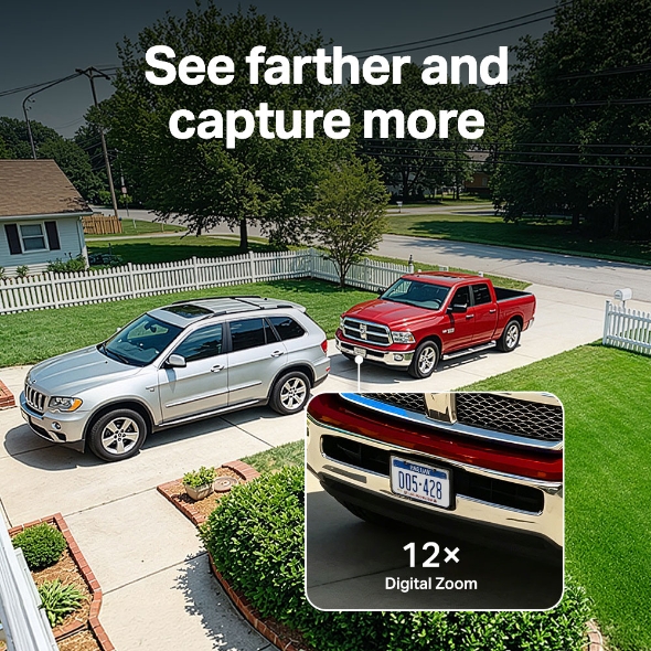 Battery-Powered Security Camera with Built-In Solar Panel 4