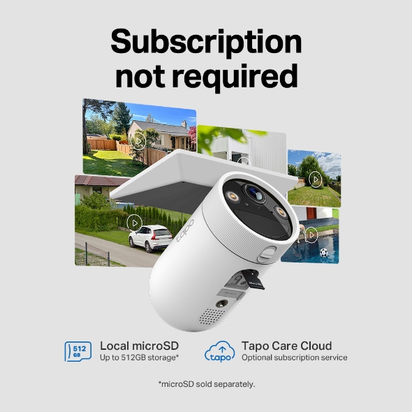 Battery-Powered Security Camera with Built-In Solar Panel 5