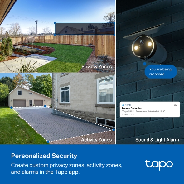 Battery-Powered Security Camera with Built-In Solar Panel 12