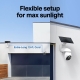 Kit de cámara de seguridad Pan/Tilt alimentado por energía solar 11