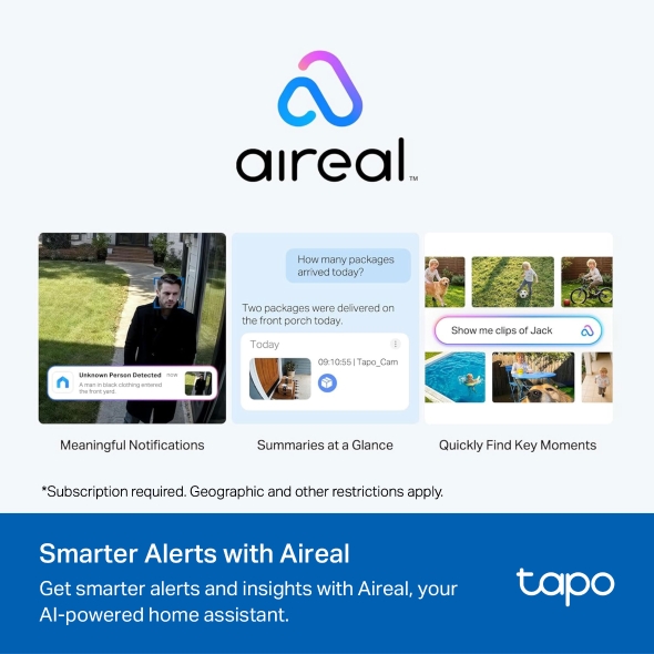 Système de surveillance extérieure : caméra double objectif 4K AOV panoramique/inclinable + panneau solaire 8