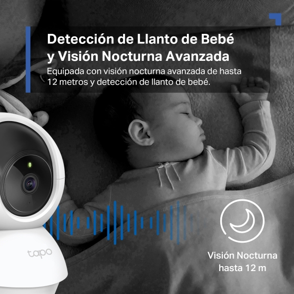 Cámara de Seguridad para Interior con Rotación 360° 6