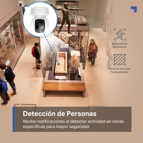 Cámara de Vigilancia de 360 Grados con Puerto Ethernet y Detección IA 6
