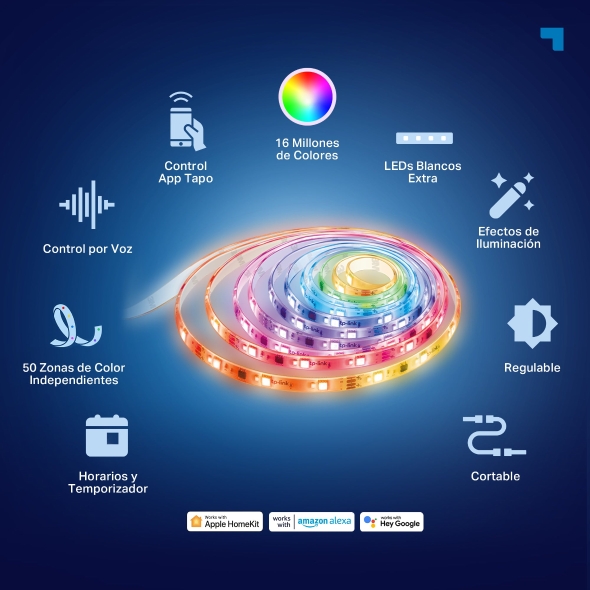 Tira LED Multicolor Wi-Fi