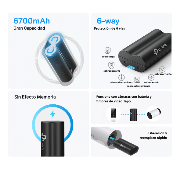 Pack de Batería recargable 5