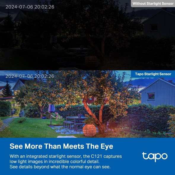 Tapo Indoor/Outdoor Wi-Fi Home Security Camera 4