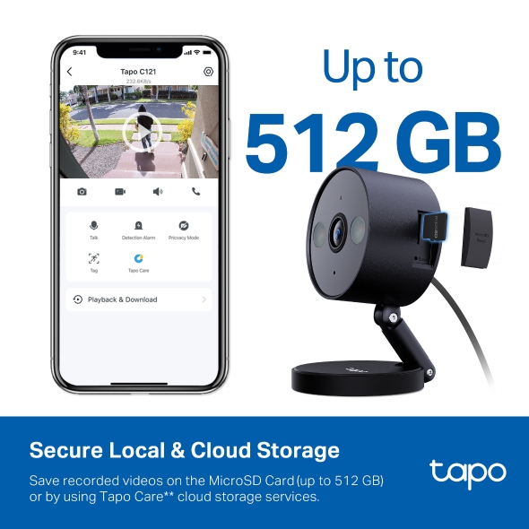 Tapo Indoor/Outdoor Wi-Fi Home Security Camera 7