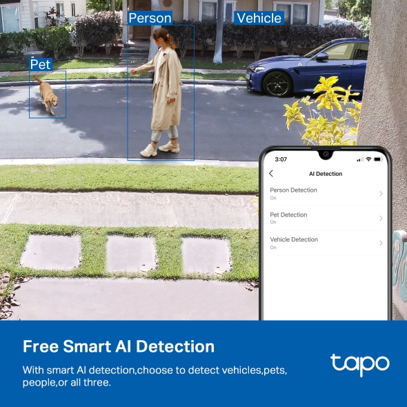 Tapo Indoor/Outdoor Wi-Fi Home Security Camera 8