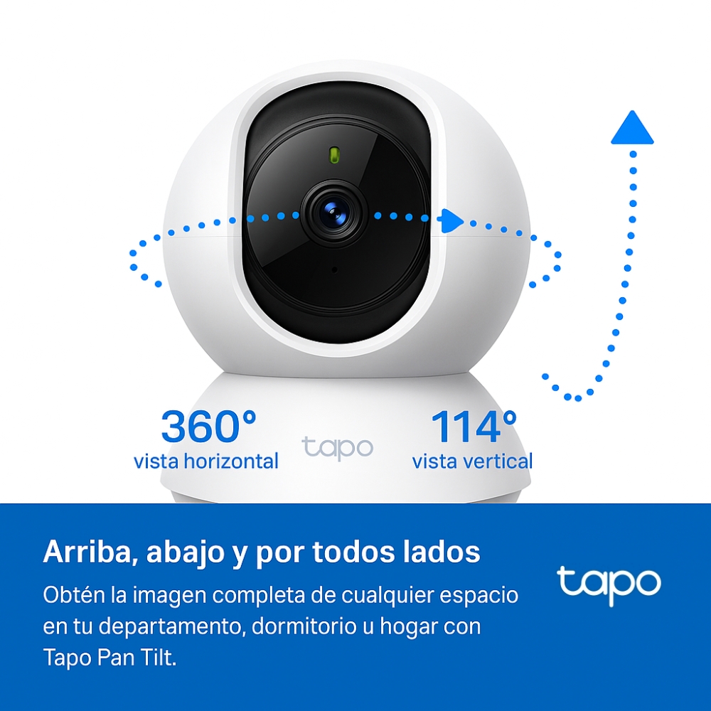 Cámara Wi-Fi de Seguridad con Giro e Inclinación 3