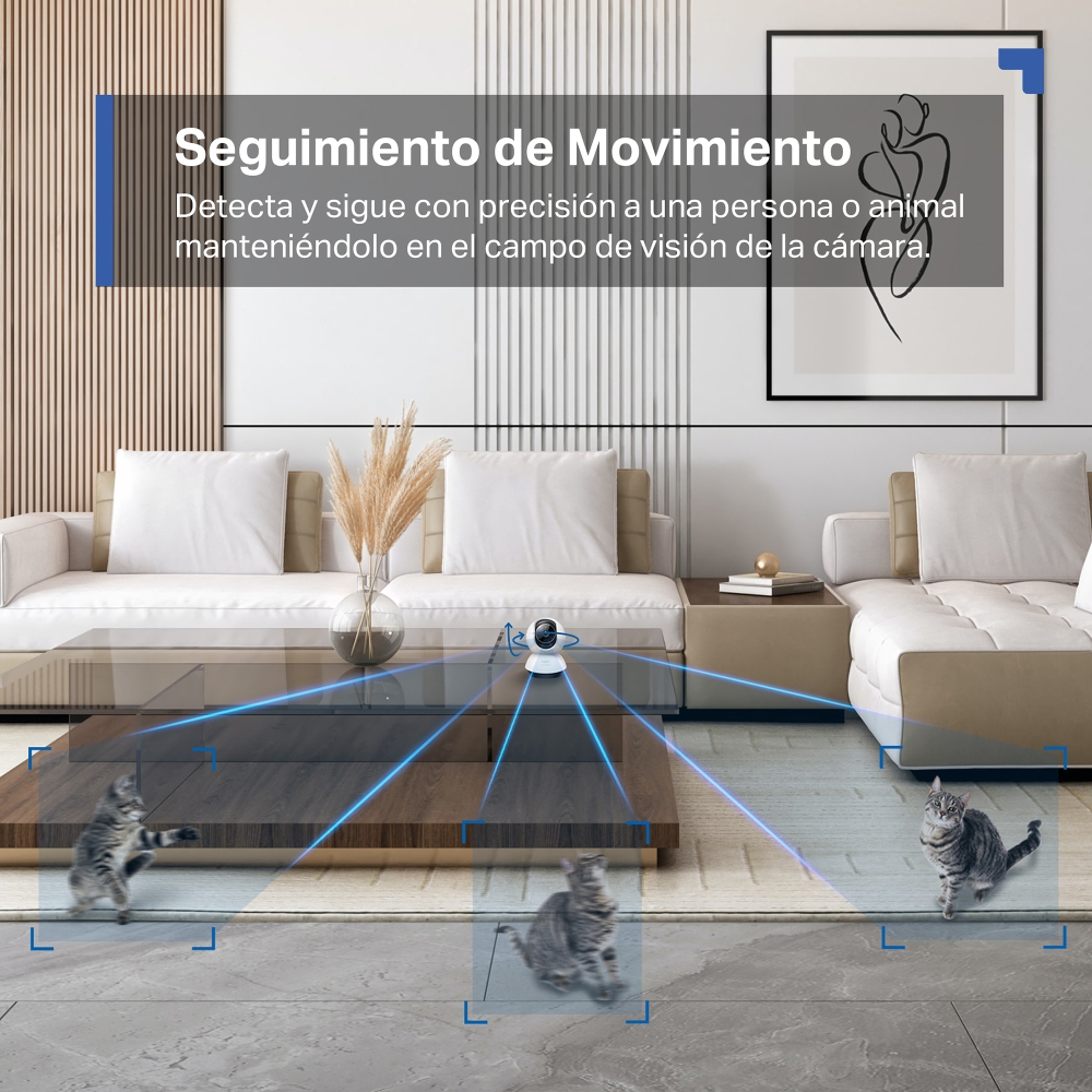 Cámara de Seguridad Wi-Fi con Pan/Tilt 5