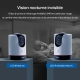 Caméra de sécurité AI panoramique et inclinable 2K QHD WiFi 4