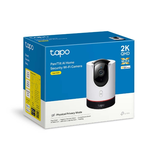 Câmara de Segurança IA 2K QHD Wi-Fi Panorâmica Pan/Tilt 1