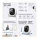 Cámara de Vigilancia Wi-Fi de 360 Grados con Vista 3K y Detección IA Avanzada 2