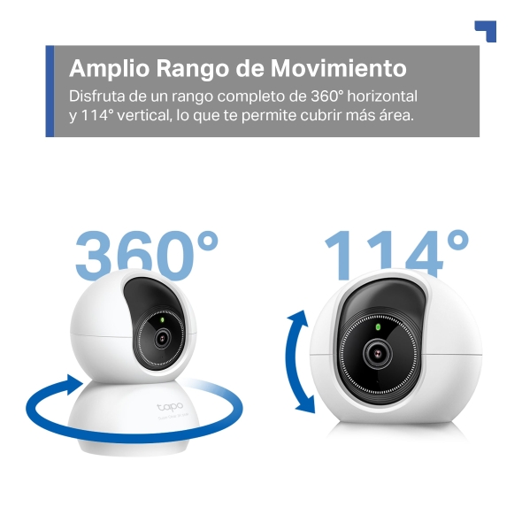 Cámara de Vigilancia Wi-Fi de 360 Grados con Vista 3K y Detección IA Avanzada 4