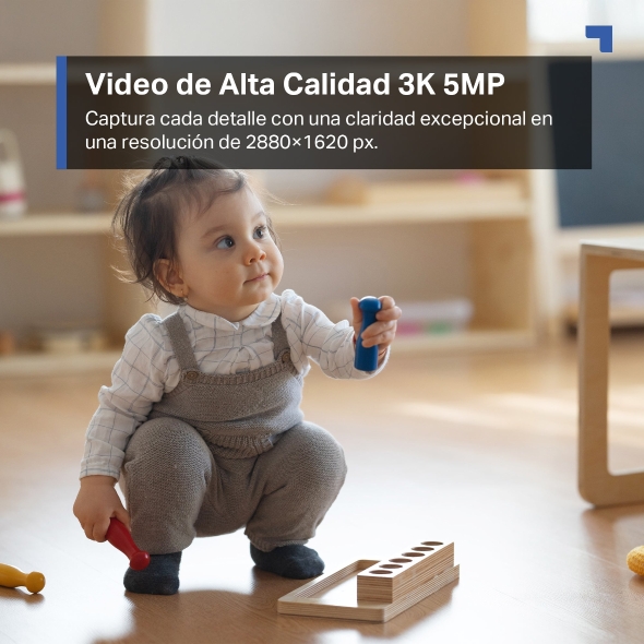 Cámara de Vigilancia Wi-Fi de 360 Grados con Vista 3K y Detección IA Avanzada 5