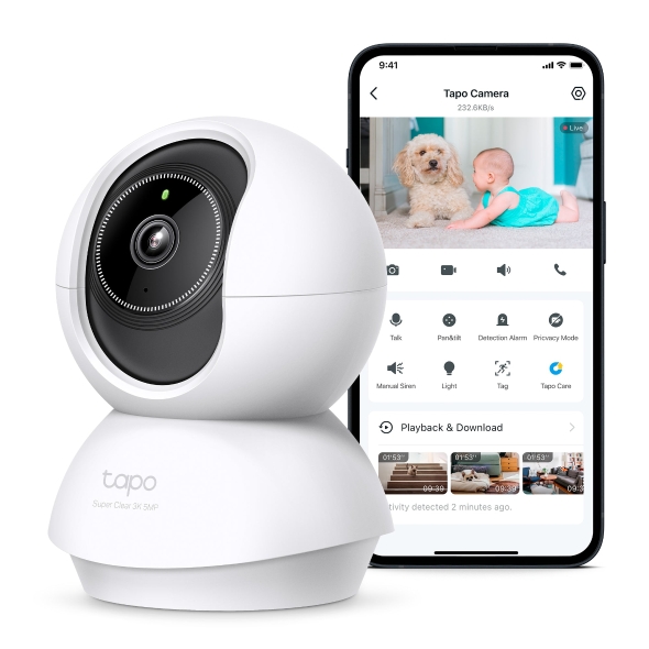 Cámara de Vigilancia Wi-Fi de 360 Grados con Vista 3K y Detección IA Avanzada 7