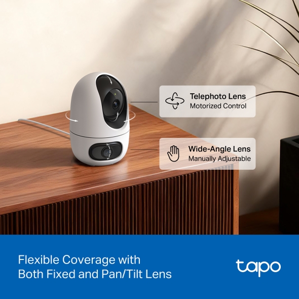 Dual Lens Pan/Tilt Security Camera 6