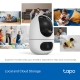Dual Lens Pan/Tilt Security Camera 10