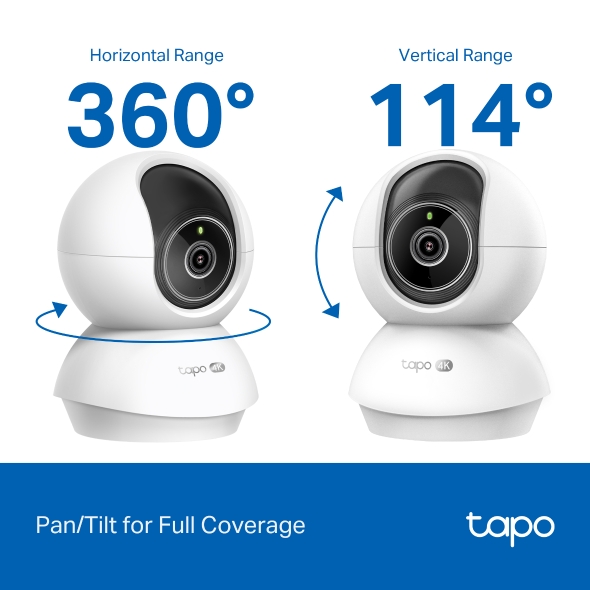 Pan/Tilt AI Home Security Wi-Fi Camera 7