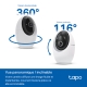 Caméra de sécurité WiFi panoramique/inclinable avec IA  6