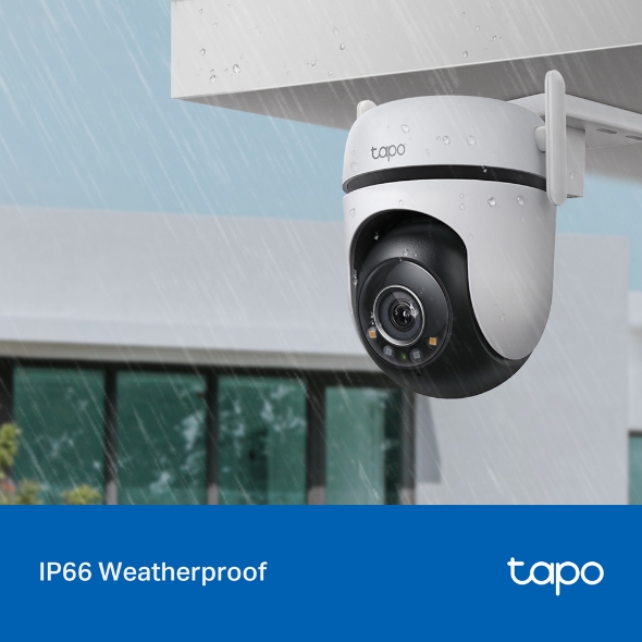 Tapo C520WS, Caméra Panoramique/Inclinable WiFi 2K QHD Outdoor