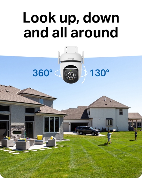 Outdoor Pan/Tilt Security Wi-Fi Camera 6