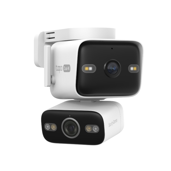 Outdoor Dual Lens Pan/Tilt Security Camera