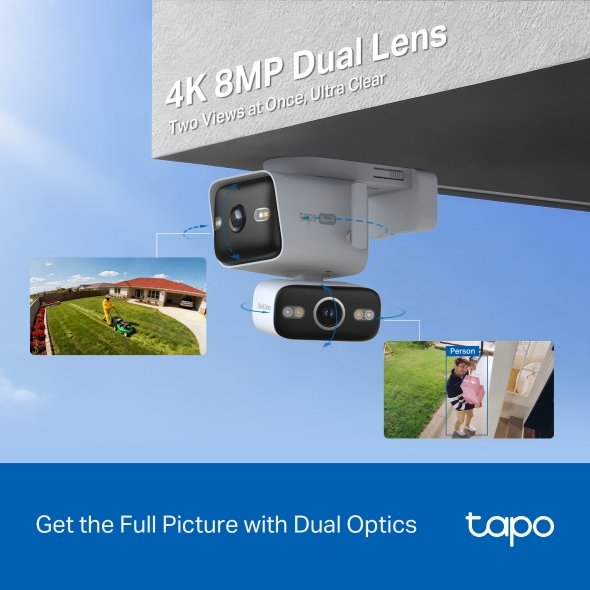 Outdoor Dual Lens Pan/Tilt Security Camera 4