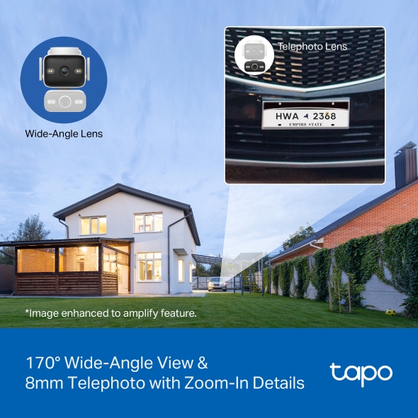 Outdoor Dual Lens Pan/Tilt Security Camera 5