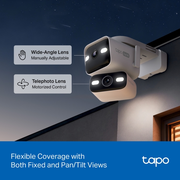 Outdoor Dual Lens Pan/Tilt Security Camera 6